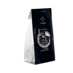 Sachet de Wilhelmina Mints avec carton promotionnelle 100g couleur transparent