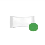 Bonbon dur d´une seule saveur emballé en format de 4g couleur menthe deuxième vue