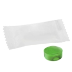 Mini bonbon dur d´une seule saveur emballé en format de 4g couleur pomme deuxième vue