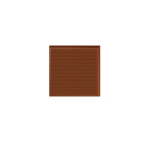Carré de chocolat au lait à 33 % avec un papier couleur argent couleur chocolat au lait troisième vue