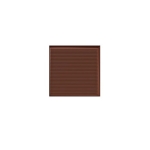 Carré de chocolat blanc à 36 % ou noir à 54 % avec emballage argenté couleur chocolat noir