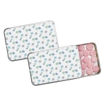 Boîte coulissante argentée avec bonbons saveur cerise sans sucre 40g couleur argenté