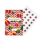 Calendrier de l´avent avec 24 chocolats au lait couleur multicolore troisième vue