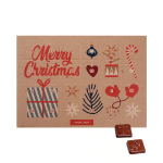 Calendrier de l´avent personnalisable de table avec support A5