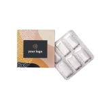 Chewing-gum à la menthe sans sucre en boîte de 6 unités couleur menthe troisième vue