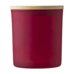 Bougie longue durée aux plantes avec couvercle Candlelight Medium couleur bordeaux première vue