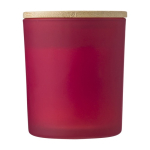Grande bougie avec couvercle 20 heures de combustion Candlelight Large couleur bordeaux première vue