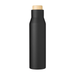 Gourde isotherme personnalisée de qualité sans fuites 500ml Contempo couleur noir première vue