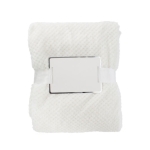Couvertures promotionnelles en polaire avec motif en relief 230 g/m² couleur beige première vue