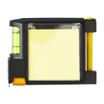 Mètre ruban multifonction de 2m couleur noir deuxième vue