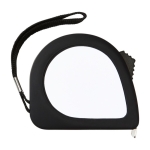 Mètre ruban en plastique homologué avec clip en métal et frein 3M couleur noir première vue
