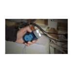 Lampe de poche dynamo en plastique avec 2 LED, piles incluses couleur argenté quatrième vue