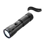 Lampe torche en aluminium et caoutchouc 14 LED, piles incluses couleur noir cinquième vue