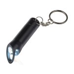 Lampe en aluminium recyclé avec décapsuleur et mousqueton couleur noir deuxième vue