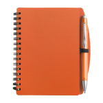 Carnet à couverture rigide et stylo assorti A6 pages lignées première vue