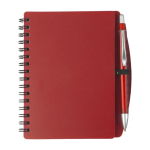 Carnet à couverture rigide et stylo assorti A6 pages lignées première vue