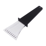 Grattoir à glace en plastique avec poignée facile à utiliser couleur noir première vue