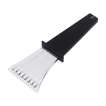 Grattoir à glace en plastique avec poignée facile à utiliser couleur noir deuxième vue