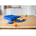 Sac pliable pour les courses avec logo en polyester 190T quatrième vue