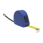 Mètre ruban en plastique avec clip en métal et frein 5M couleur bleu quatrième vue