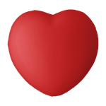 Balle antistress publicitaire en forme de cœur ZenBeat couleur rouge première vue