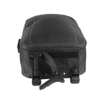 Valise trolley à roues pliable en polyester 600D et multipoignées couleur noir deuxième vue