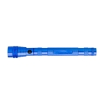 Lampe torche rétractable personnalisée en aluminium avec 3 LED, 55cm couleur bleu deuxième vue