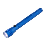 Lampe torche rétractable personnalisée en aluminium avec 3 LED, 55cm couleur bleu quatrième vue