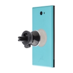 Support de téléphone pour voiture en plastique avec aimant et adhésif couleur noir sixième vue