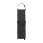 Tablier promotionnel en coton et polyester avec 2 poches 240 g/m² couleur noir première vue