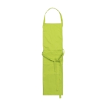 Tablier promotionnel en coton et polyester avec 2 poches 240 g/m² couleur vert clair première vue
