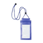 Étui en plastique imperméable pour téléphone portable à écran tactile couleur bleu première vue