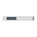 Pointeur laser en plastique avec fonction plug & play et USB couleur blanc première vue
