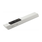 Pointeur laser en plastique avec fonction plug & play et USB couleur blanc douxième vue