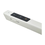 Pointeur laser en plastique avec fonction plug & play et USB couleur blanc neuvième vue