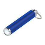 Porte-clés lampe torche cylindrique et coloré avec logo Logolight couleur bleu deuxième vue