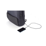 Sac à dos pour PC de 15'' en plastique robuste avec antivol couleur noir cinquième vue