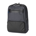 Sac à dos pour PC de 15'' en plastique robuste avec antivol couleur noir sixième vue