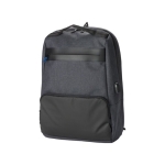 Sac à dos pour PC de 15'' en plastique robuste avec antivol couleur noir neuvième vue