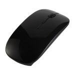 Souris sans fil antibactérienne impression en quadrichromie couleur noir dixième vue