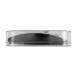 Souris sans fil antibactérienne impression en quadrichromie couleur noir cinquième vue