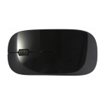 Souris sans fil antibactérienne impression en quadrichromie couleur noir sixième vue