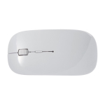 Souris sans fil antibactérienne impression en quadrichromie couleur blanc première vue