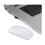 Souris sans fil antibactérienne impression en quadrichromie couleur blanc