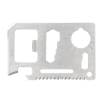 Outil multifonction en forme de carte ToolCard couleur noir première vue