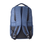 Sac à dos en polyester pour PC 15'', poches, bretelles rembourrées couleur bleu première vue