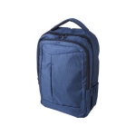 Sac à dos en polyester pour PC 15'', poches, bretelles rembourrées couleur bleu septième vue