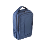 Sac à dos en polyester pour PC 15'', poches, bretelles rembourrées couleur bleu neuvième vue