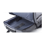 Sac à dos exécutif polyester pour ordinateur avec USB 15'' Activewear couleur gris cinquième vue