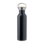 Gourde inox à paroi unique avec couvercle et poignée 700ml Clip Neck couleur noir première vue